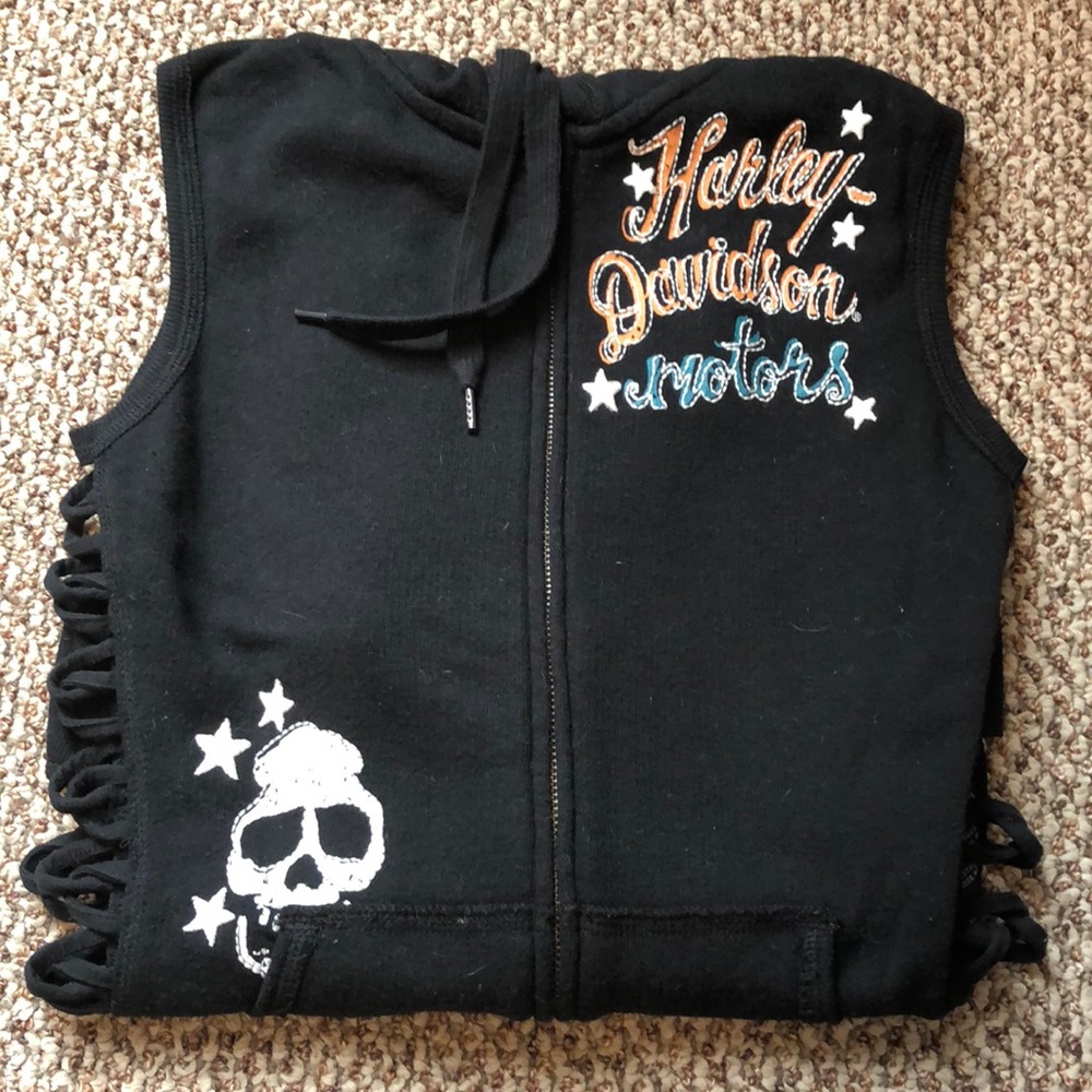 Harley Davidson Sweatshirt Vest